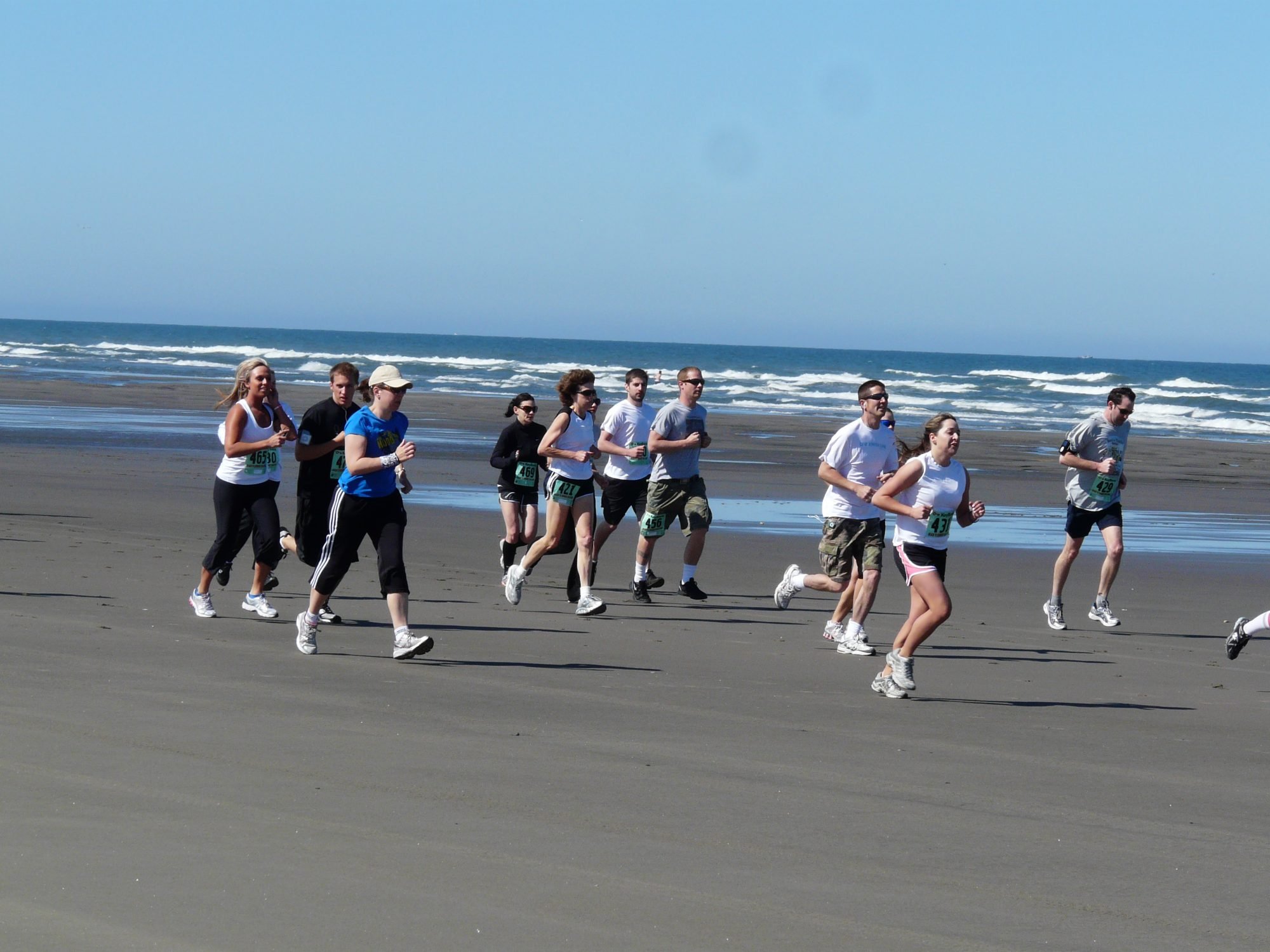 Race on the beach