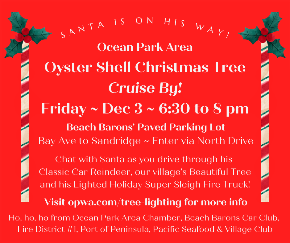 Oyster Shell Christmas Tree Cruise By!