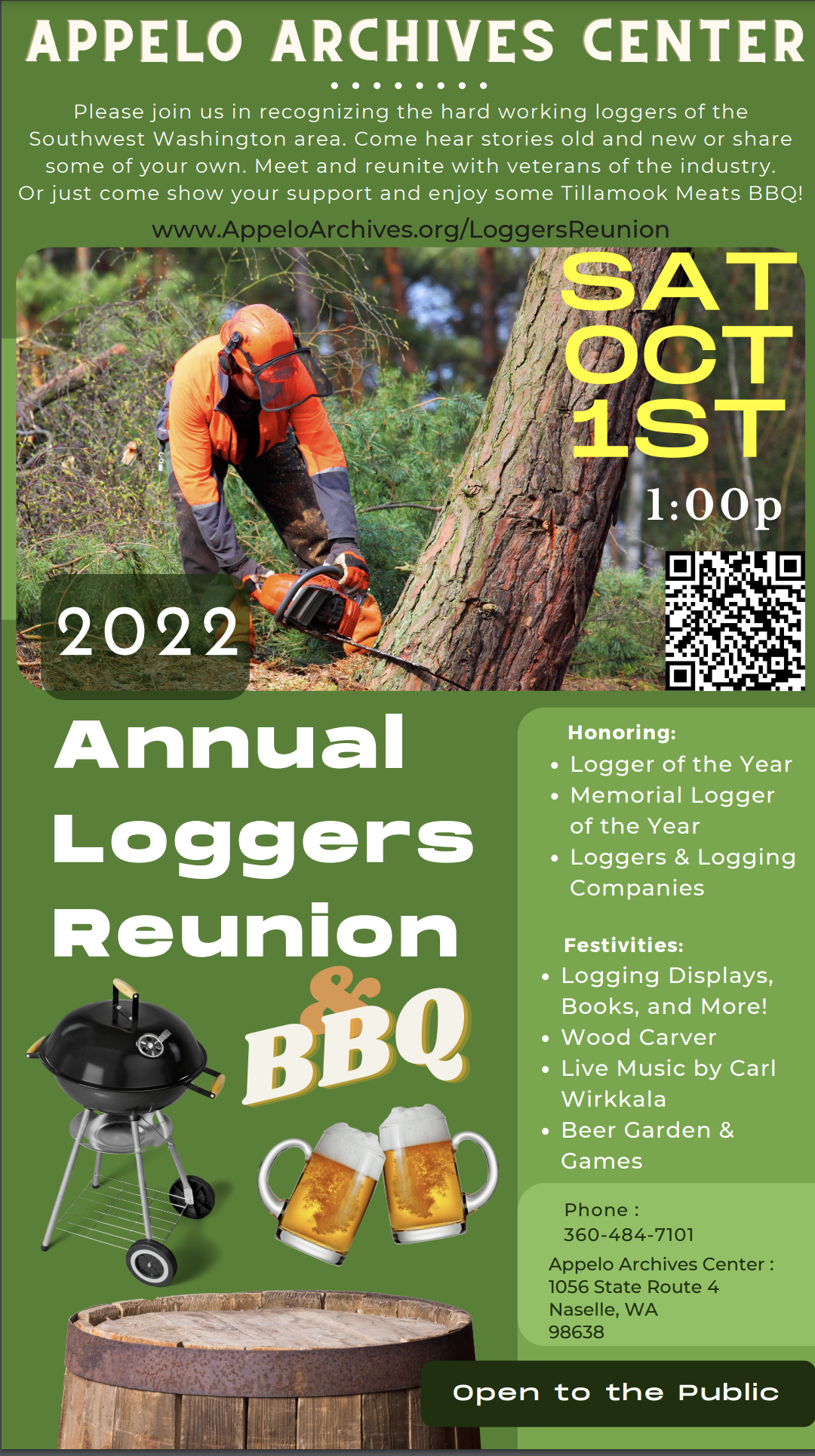 Appelo Archives Center Annual Loggers Reunion